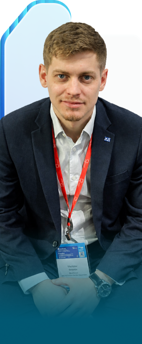 Photos of employees and partners
